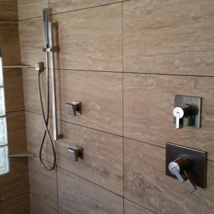 Shower fixture installation for Water Heater Replacement in Plaquemine